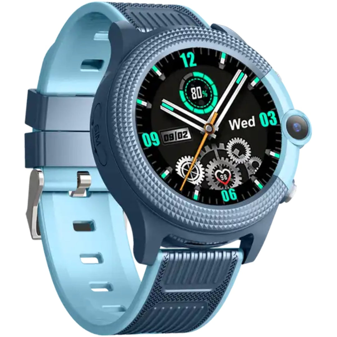 Smartwatch-Kinder rosa, spritzwassergeschützt, mit GPS-Funktion und Anruf für aktiven Alltag.