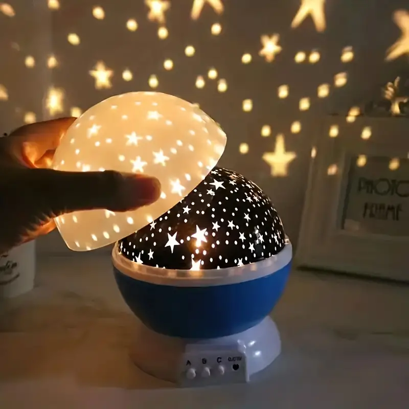 Kinder Sternenprojektor Nachtlampe für magischen Sternenhimmel im Kinderzimmer, ideal als Einschlafhilfe.