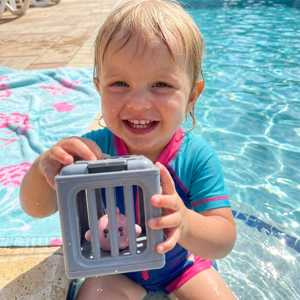 Buntes Tauchspielzeug Set mit Meerestieren bringt Unterwasser Pool Spaß und fördert spielerisch die Motorik der Kinder.