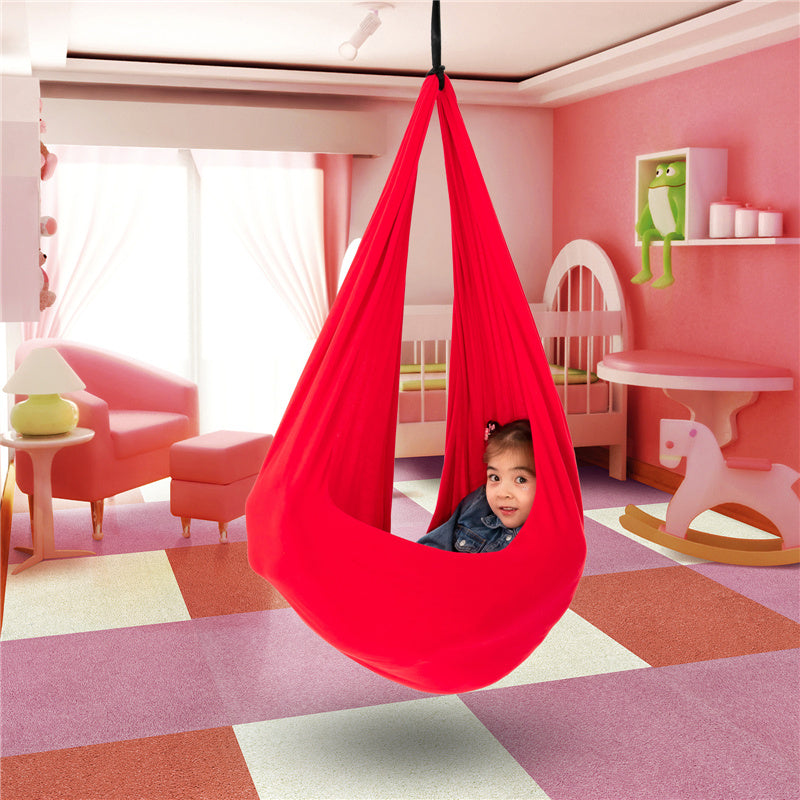 Robuste Kinder Hängematte für sensorische Integrationstherapie, Entspannung & Spiel, für Drinnen.