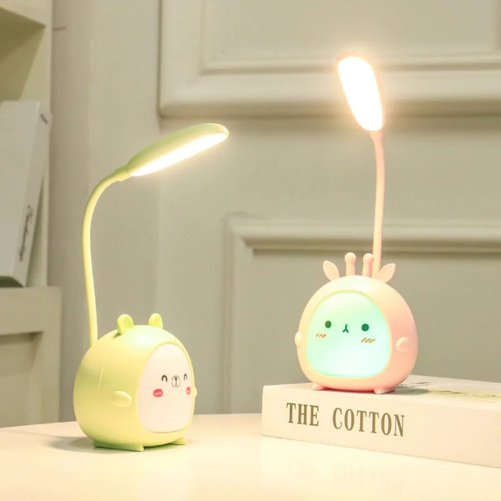 Kinderleselampe mit Augenschutz, USB-Nachtlicht & dimmbarem LED-Leselicht für Kinderzimmer.