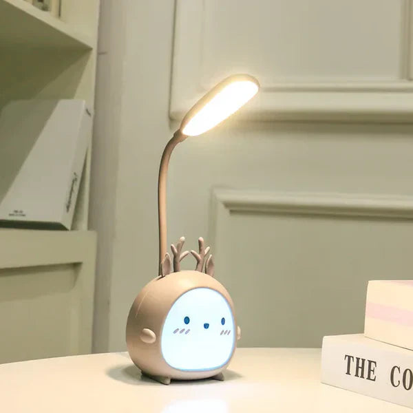 USB-Nachtlicht mit tiermotivierter Kinderleselampe, sanftes LED-Licht für süße Träume.