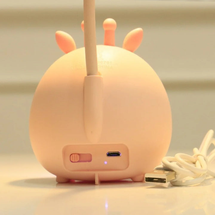 Energiesparende LED-Leselampe für Kinder mit Augenschutz, flimmerfrei & dimmbar für optimalen Komfort.