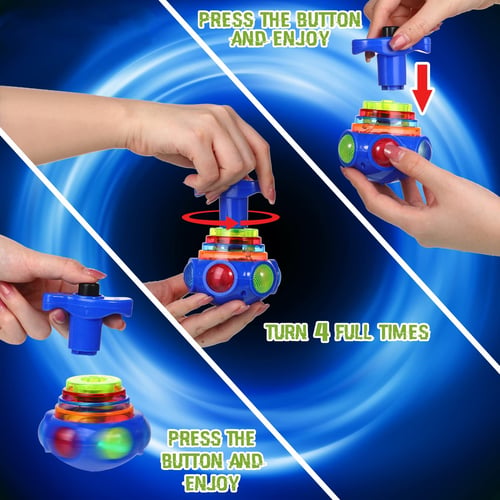 Musikalisches Leuchtspiel für Kinder, faszinierende Wirbel & Klänge für stundenlangen Spielspaß.