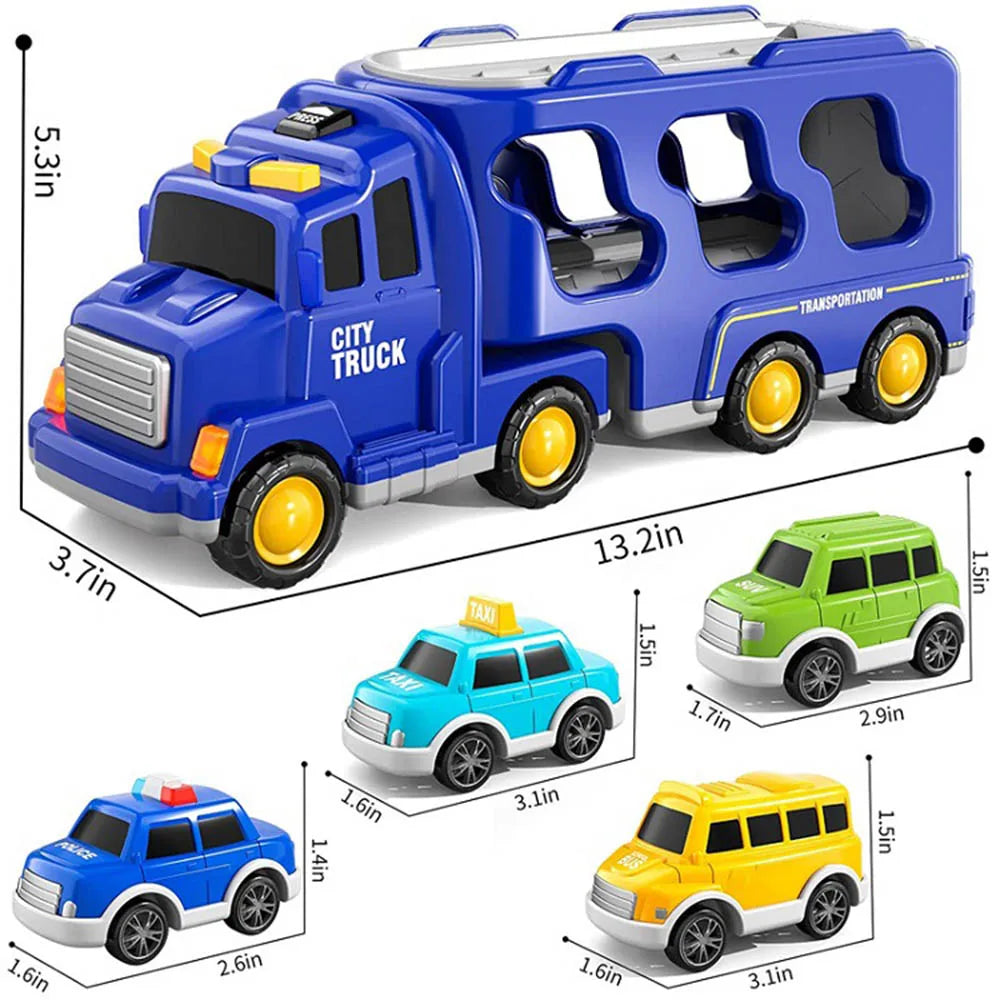 Ideale Geschenkidee für Kinder: Der GlowRider Spielzeug-LKW mit Licht, Musik & robustem Design.