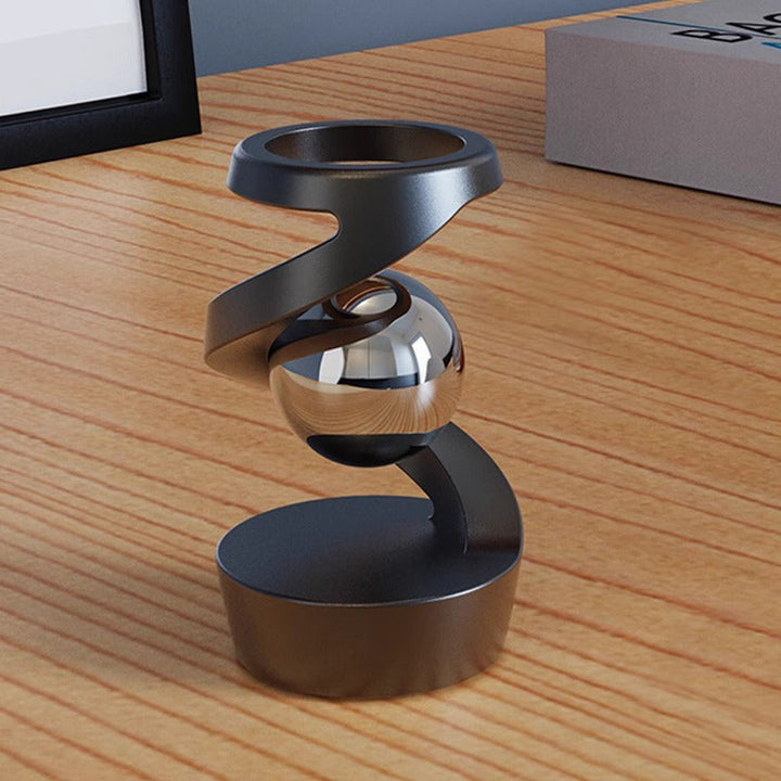 Unisex kinetisches Aluminium-Schreibtischspielzeug, moderne Schwebeillusion, stilvolle Tischdeko, Anti-Stress-Wirkung.