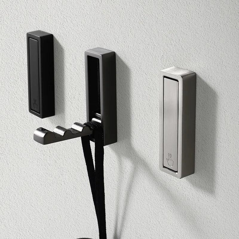Klappbarer Vollmetallhaken, stabil an der Wand montiert, einfache Installation, langlebig & robust.