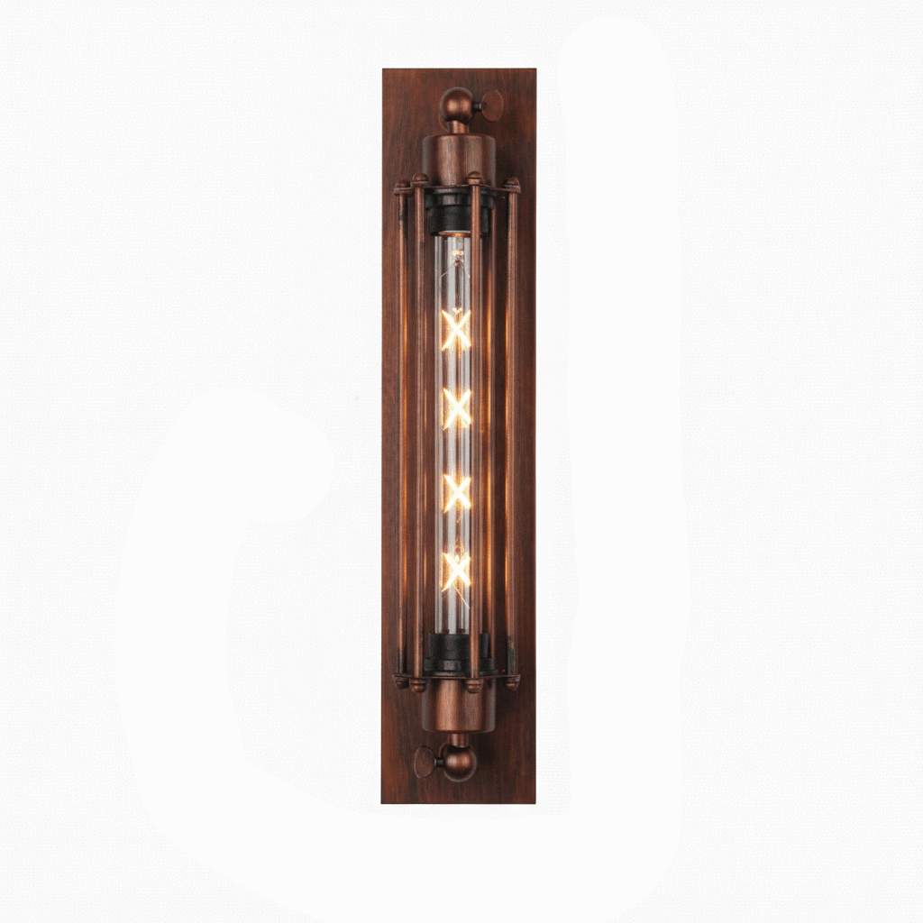 Klassische schwarze Metall-Wandleuchte mit LED, vielseitig für stimmungsvolle Akzente.