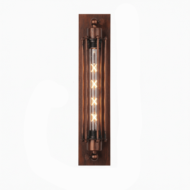 Klassische schwarze Metall-Wandleuchte mit LED, vielseitig für stimmungsvolle Akzente.