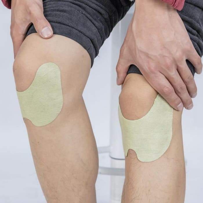 Knie-Schmerzlinderung Kräuterpflaster für natürliche Linderung bei Gelenkschmerzen und Arthrose.