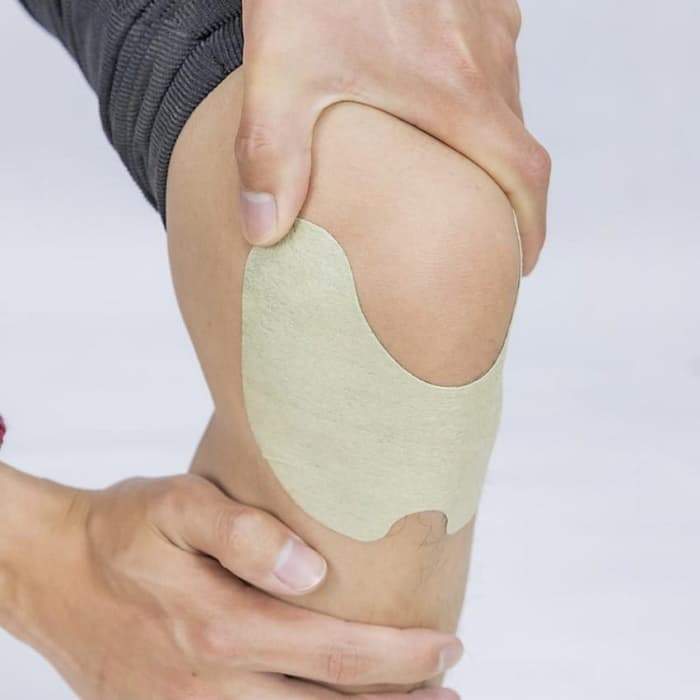 Knie-Schmerzlinderung Pflaster für aktive Menschen; natürliche Unterstützung bei Gelenkschmerzen.
