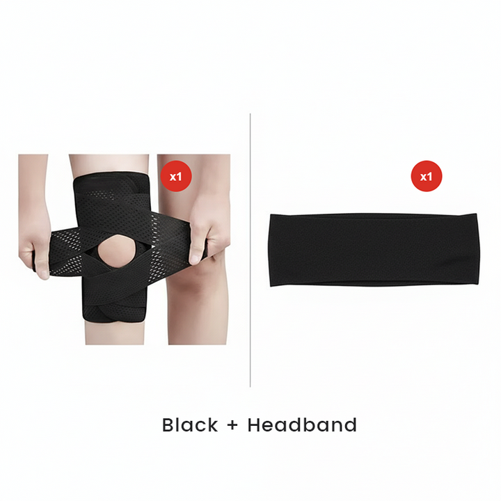Hochwertige Kniebandage für effektiven Kniesupport, atmungsaktiv und verstellbar für Komfort.