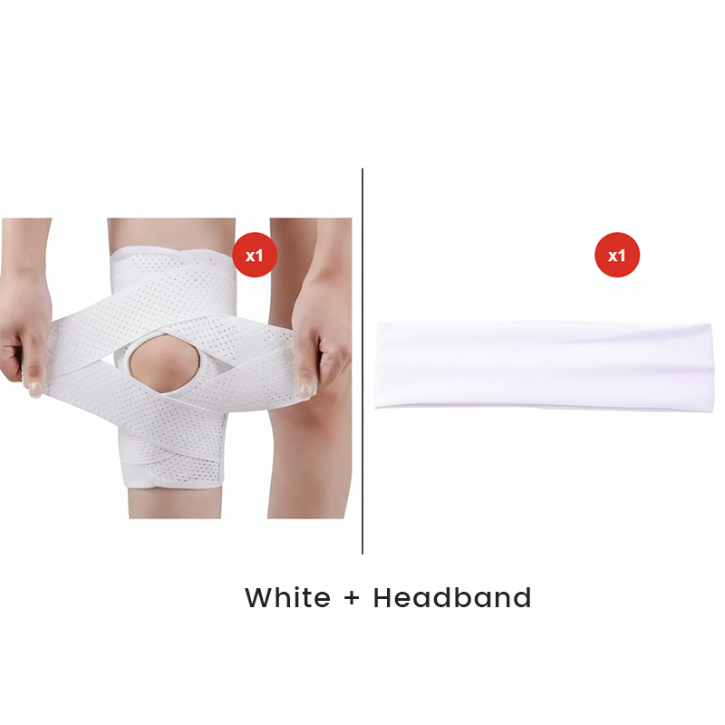 Kniebandage für Sportler: atmungsaktiv, verstellbar, bietet starken Gelenkschutz und fördert die Knieregeneration.