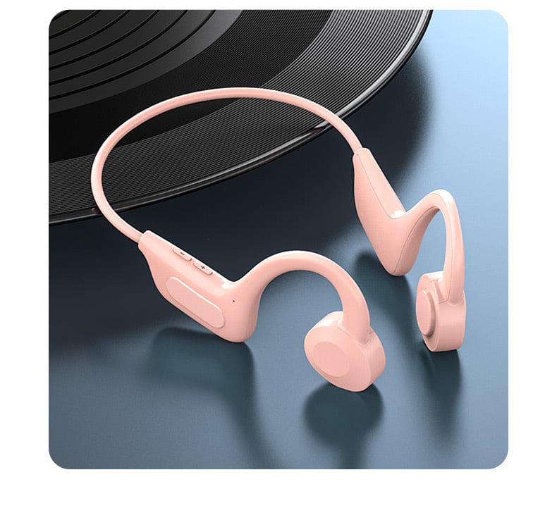 Sichere Knochenleitung Kopfhörer, Bluetooth, Freisprechen, perfekt für Outdoor-Sportler.