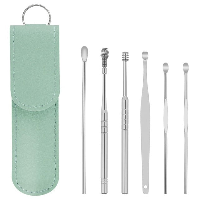 Komplettes Ohrenschmalz-Entferner-Set für sanfte und effektive Reinigung des Gehörgangs & bessere Ohrenpflege.