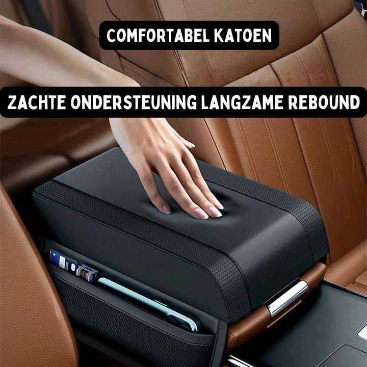 Praktischer Armlehnenbezug für die Auto-Mittelkonsole, bietet zusätzlichen Stauraum & erhöht den Fahrkomfort im Innenraum.