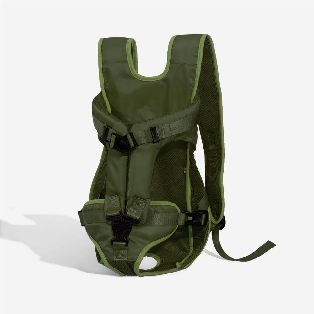 Robuster und atmungsaktiver Tierrucksack, bietet höchsten Komfort für deinen Hund unterwegs.