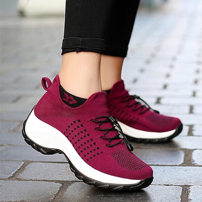 Komfortschuh für Damen, ideal bei Plantarfasziitis & Hallux Valgus Entlastung. Orthopädischer Sneaker für Alltag.
