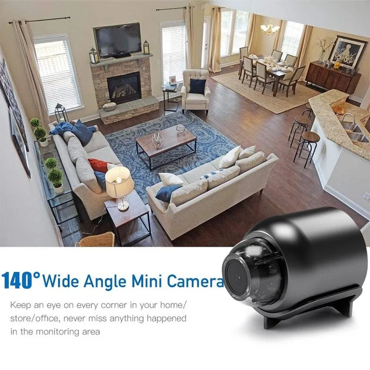 Winzige Mini 5G WLAN Überwachungskamera 1080P HD, ideal für diskrete Heimüberwachung.