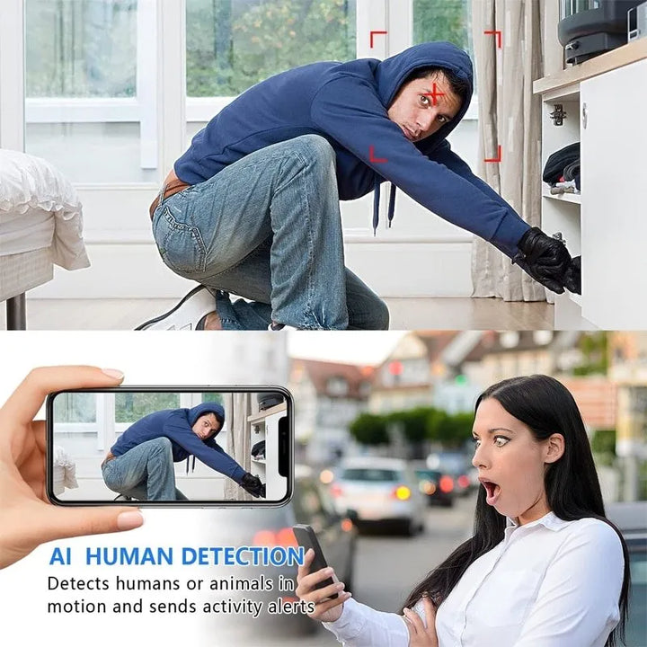 Funkkamera 1080P HD für Büro & Heim, 5G WLAN Überwachungskamera mit sicherer Heimüberwachung.
