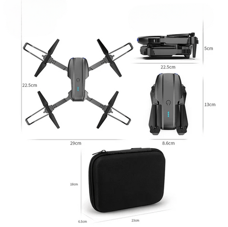 Elegante Drohne fliegt über Berge, macht atemberaubende Luftaufnahmen mit ihrer 4K-Kamera. Perfekt für Drohnenfotografie.