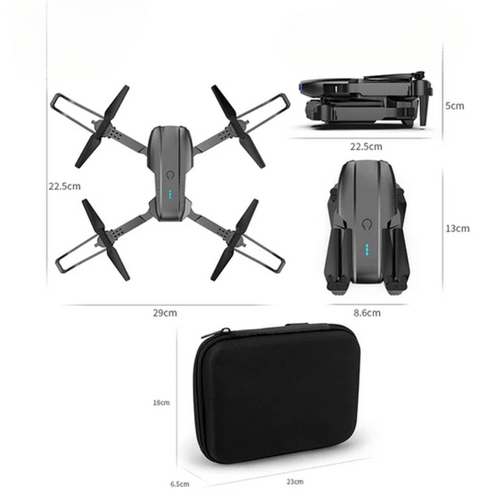 Elegante Drohne fliegt über Berge, macht atemberaubende Luftaufnahmen mit ihrer 4K-Kamera. Perfekt für Drohnenfotografie.