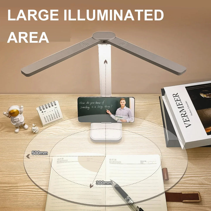 Detail der Touch-Bedienung der dimmbaren LED-Lampe mit 3 Helligkeitsstufen für optimales Licht.