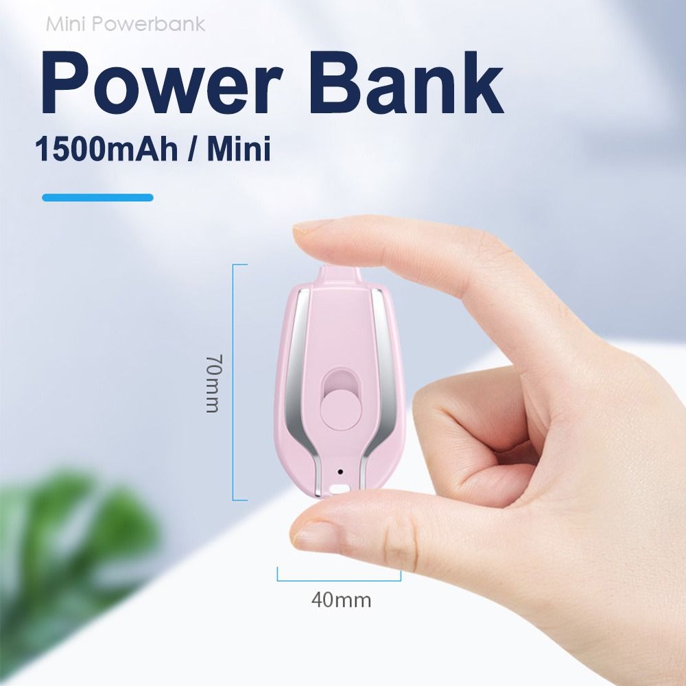 Leistungsstarke Mini Powerbank, ideal als Akku-Backup für Ihr Smartphone auf Reisen.