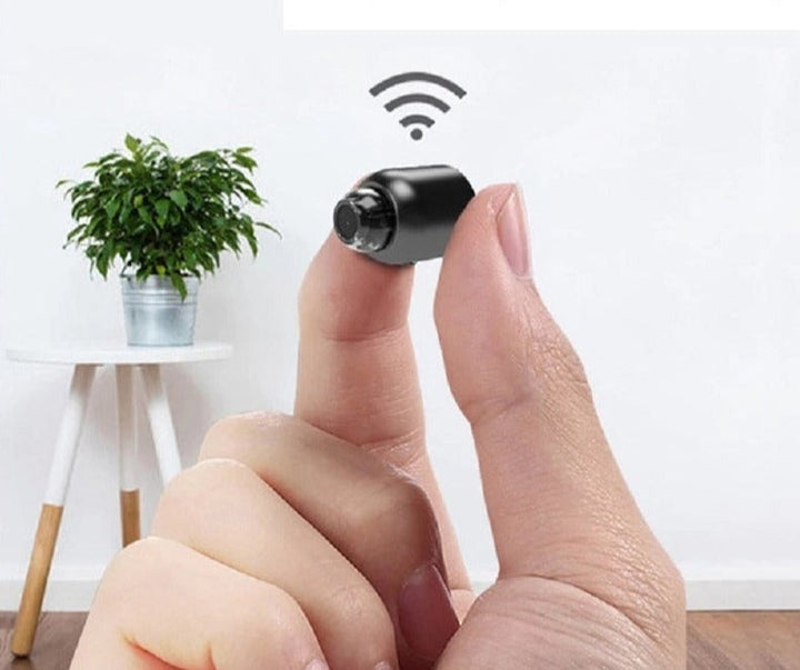 Diskrete SafeWatch Mini WLAN Überwachungskamera für unauffällige Innen- & Aussenüberwachung, klein & leistungsstark.