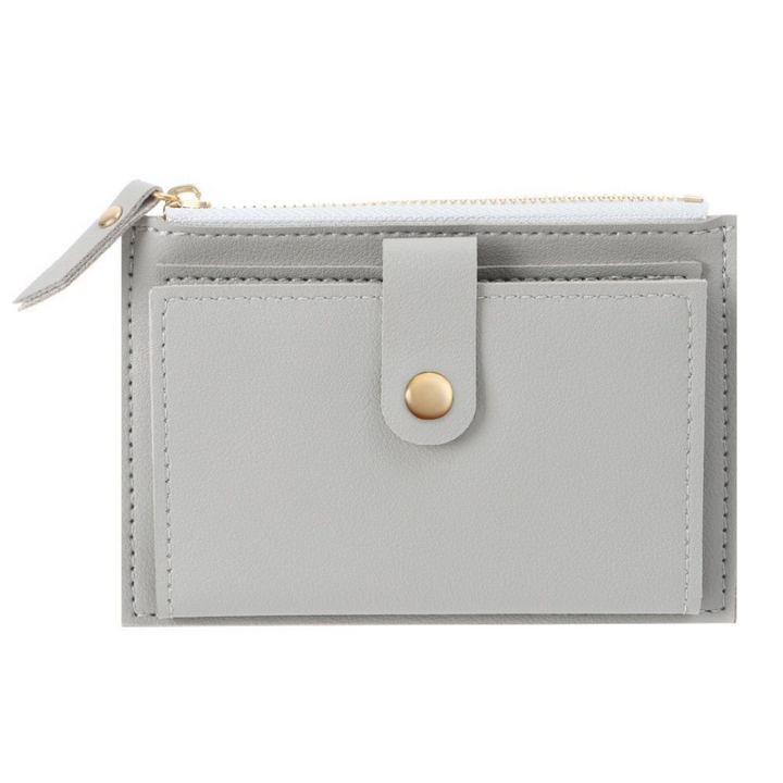 Elegante Geschenkidee: Unisex Mini-Geldbörse. Praktisches und stilvolles Kartenetui mit Münzfach.