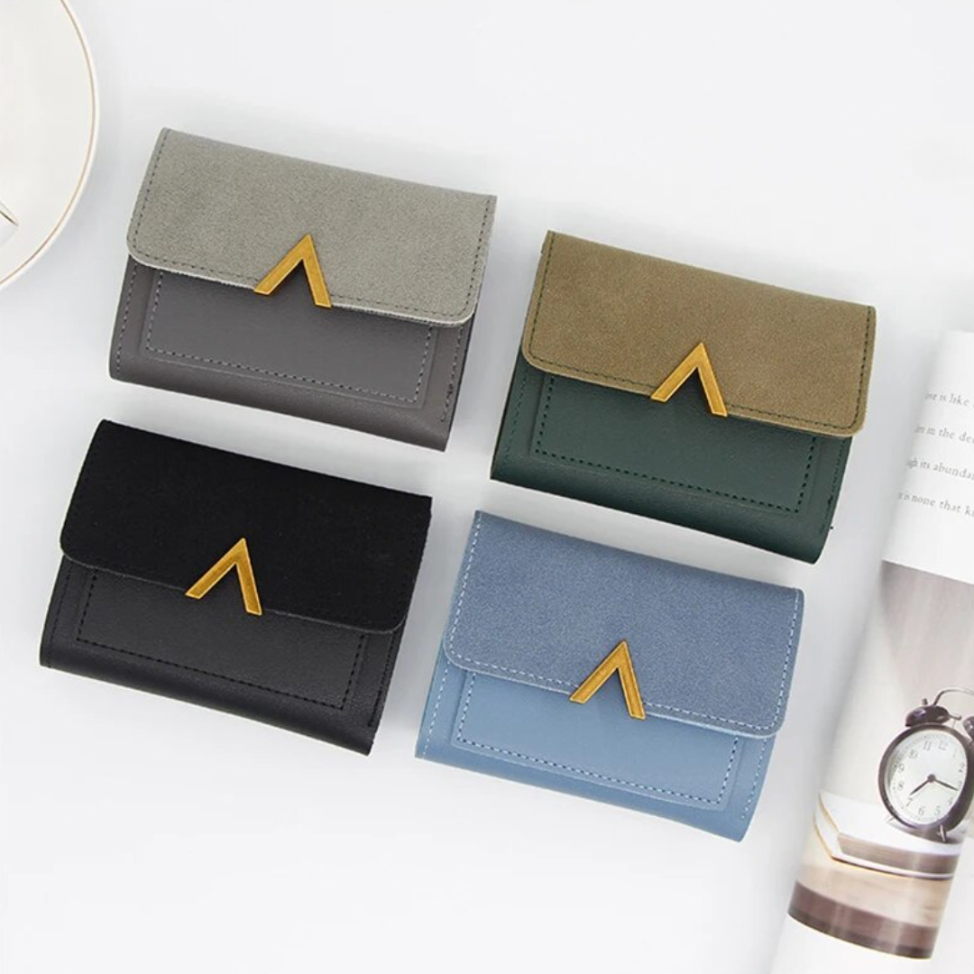 Zeitloses Design: Unisex Portemonnaie für Karten und Münzen. Elegant, schmal und sehr praktisch.