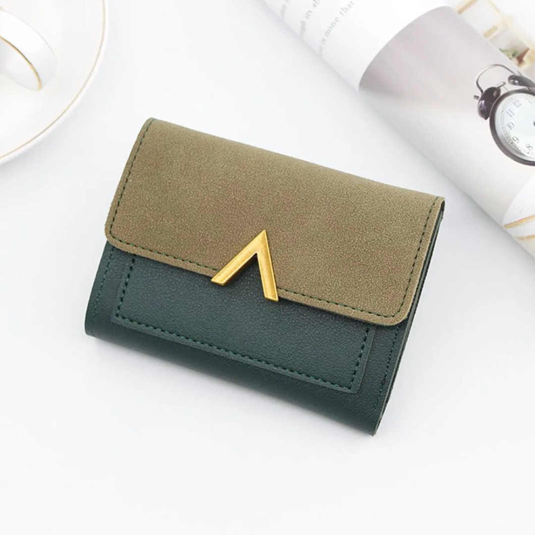Geschlossene Ansicht der stilvollen Unisex Mini-Geldbörse. Schlankes Design, passt in jede Tasche.