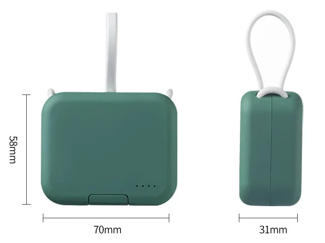 Handliche Powerbank mit universeller Schnellladung. Kompakter mobiler Akku für Handy und Elektronik unterwegs.