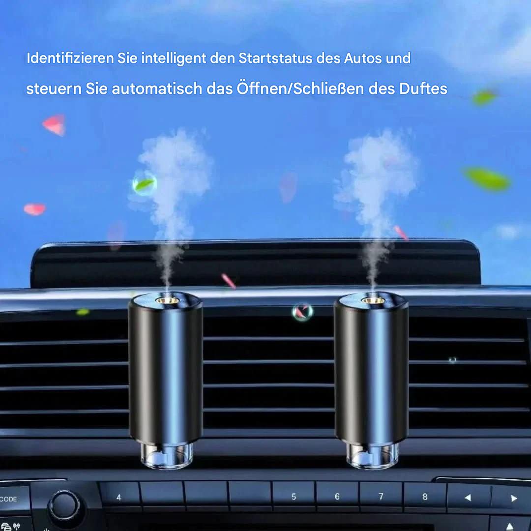 Auto Lufterfrischer mit Aromatherapie-Funktion, der AromaDrive Diffuser für entspannende und geruchsfreie Fahrten.