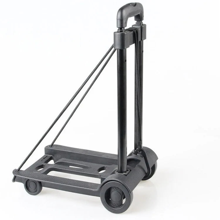 Praktischer Transportwagen CarryFlex, klappbar. Mit verstellbarer Zugstange. Perfekt als Einkaufstrolley & Gepäckwagen.