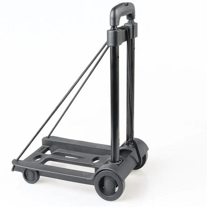 Praktischer Transportwagen CarryFlex, klappbar. Mit verstellbarer Zugstange. Perfekt als Einkaufstrolley & Gepäckwagen.