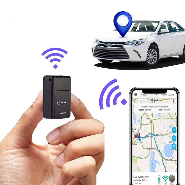 Kompakter GSM-Tracker für Fahrzeuge. Mini-Ortungsgerät zum Diebstahlschutz von Auto & Wertsachen.