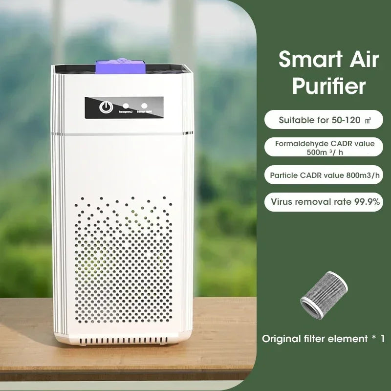 Luftreiniger mit HEPA-Filter und Ionisator. Kompakt für frische, gesunde Atemluft.