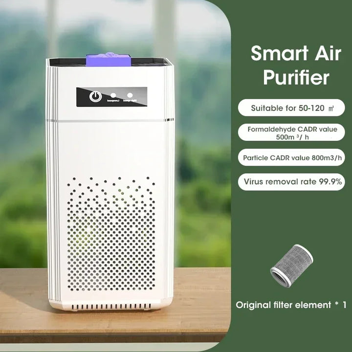 Luftreiniger mit HEPA-Filter und Ionisator. Kompakt für frische, gesunde Atemluft.