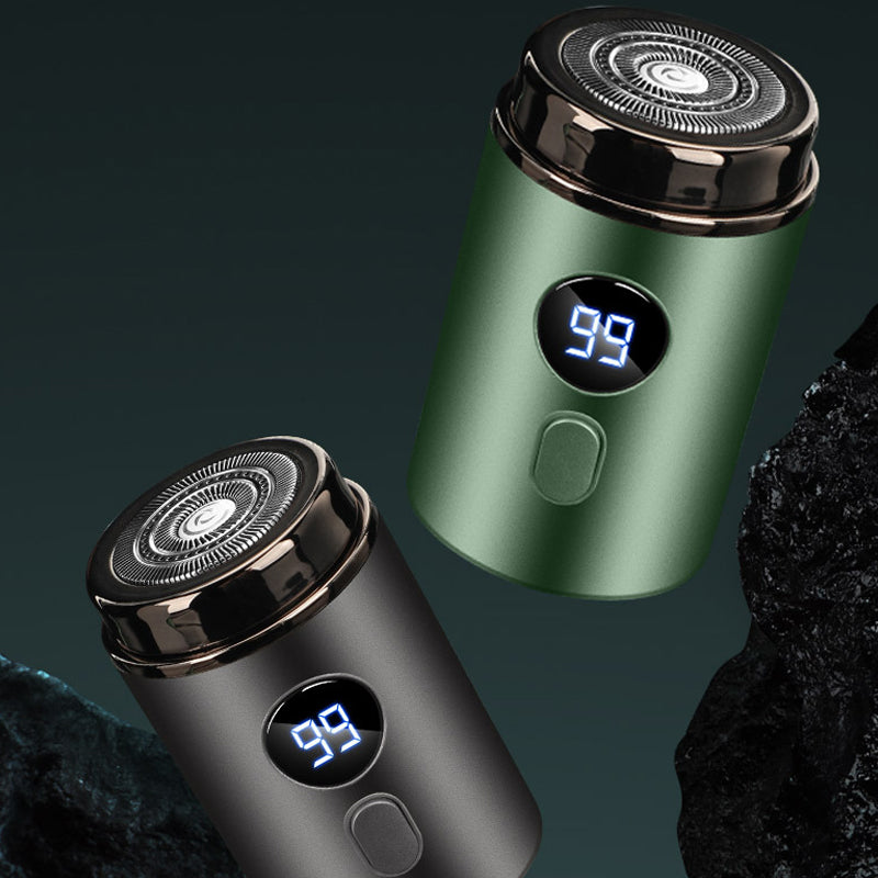 Gründlicher USB-C Elektrorasierer für Herren, kompakt für eine schnelle, glatte Rasur.