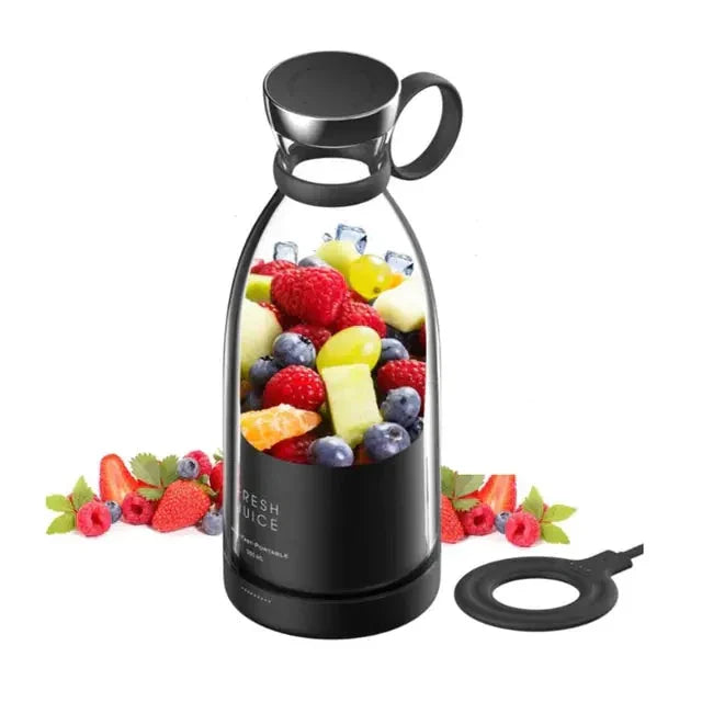 SmoothEase tragbarer Mixer – der ideale Begleiter für Sportler & Gesundheitsbewusste. Für Smoothies & Säfte.