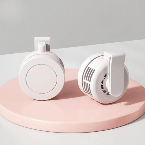 Kompakter USB Clip Ventilator, ideal für Schreibtisch, Kinderwagen, Bett. Sorgt überall für Abkühlung.
