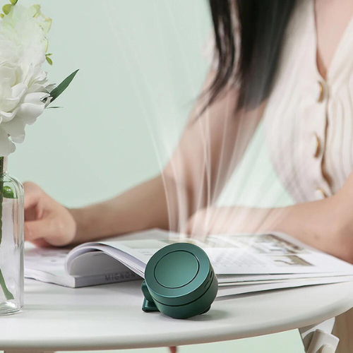 Tragbarer USB Clip Ventilator mit starker Klemme; perfekt für Büro, Schreibtisch & Sommer-Abkühlung.