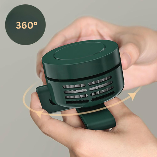 Mini USB Ventilator mit Clip, tragbar & energieeffizient. Erfrischt im Büro, Auto oder unterwegs.