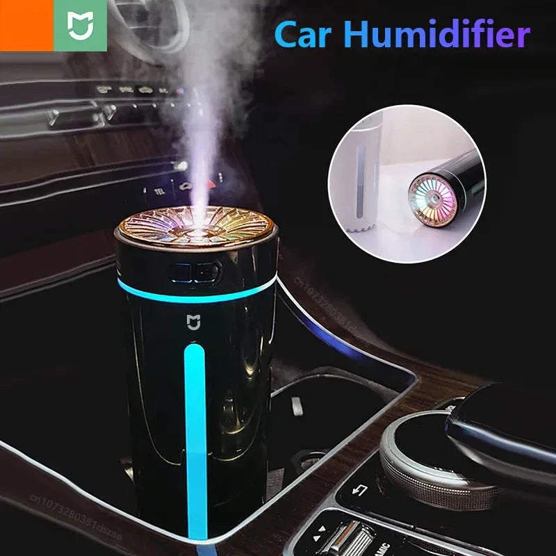 USB Aromatherapie Luftbefeuchter, kompakt, für Auto, Büro & Zuhause. Für frisches, befeuchtetes Raumklima.