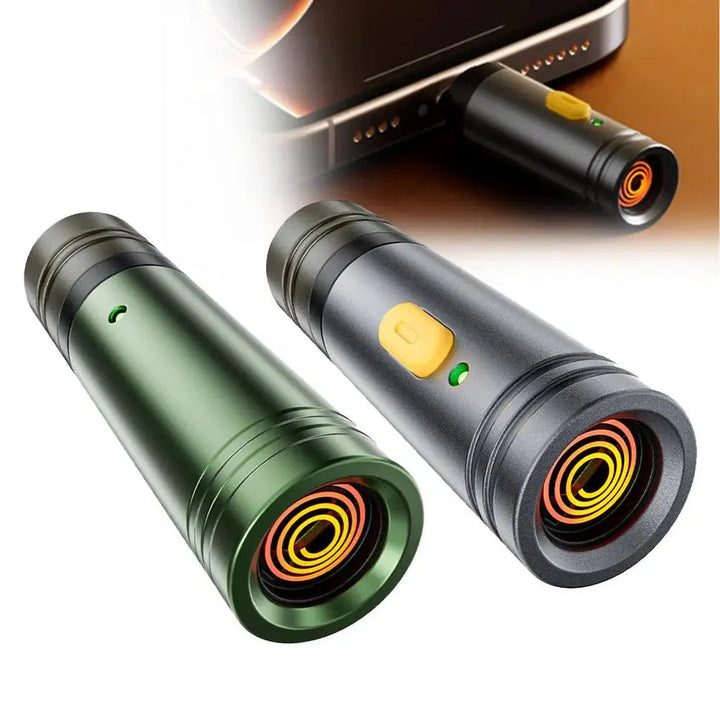 Robuster Typ C USB-Anzünder, winddicht & batteriefrei, jederzeit und überall einsatzbereit.