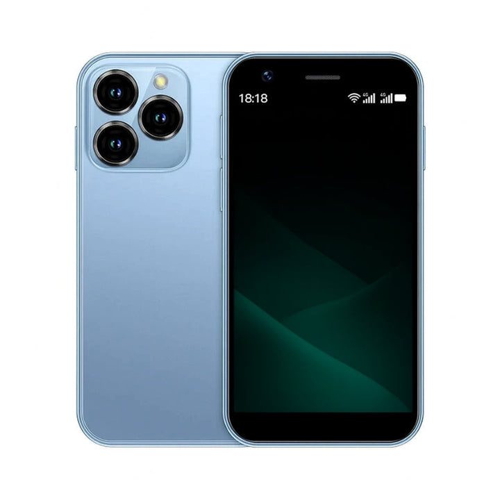 Kompaktes 3-Zoll-Mini-Smartphone mit Dual-SIM und GPS-Funktion für Reisen und Alltag.