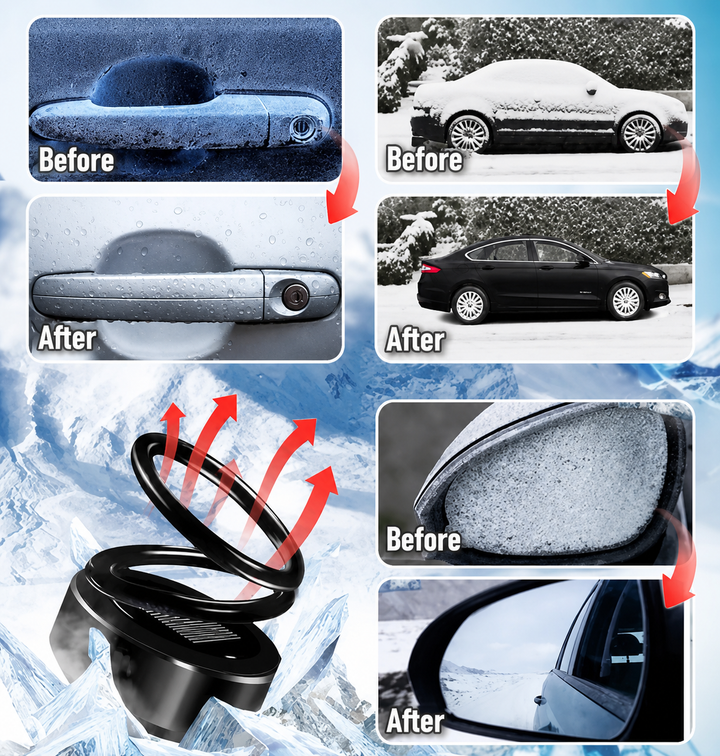 Kompaktes Auto Heizgerät zur schnellen Eisentfernung und effektivem Scheibenschutz im Winter.