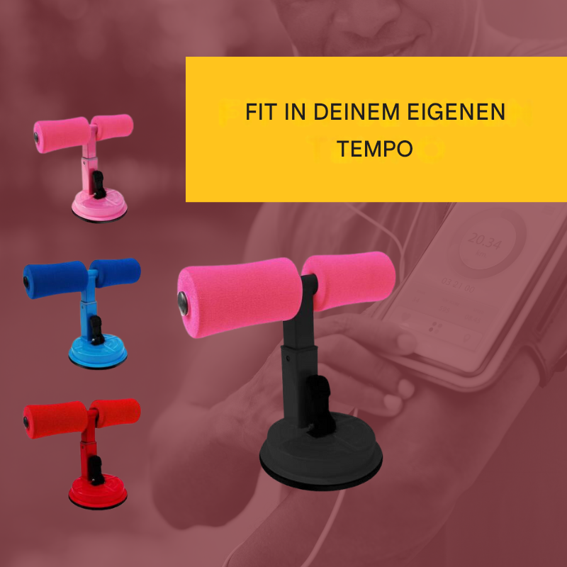 Kompaktes Fitness-Trainingsgerät für effektives Bauch- & Coretraining, perfekt für zuhause.