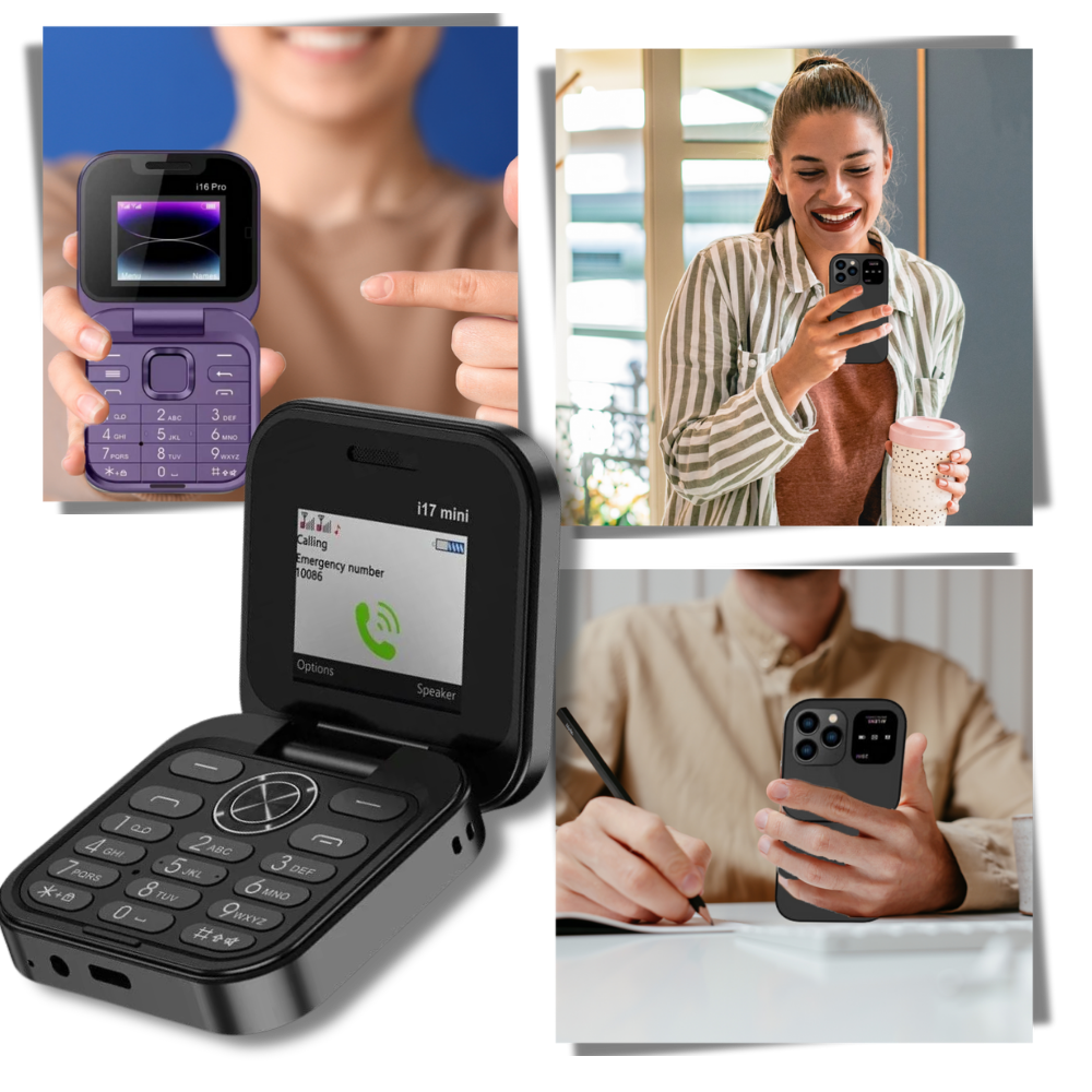 FlexFold Dual SIM Handy für 2 SIM-Karten, praktisch auf Reisen und unterwegs.